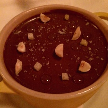 FIG - Chocolate hazelnut budino with salted caramel - New American Near Me - Charleston, South Carolina