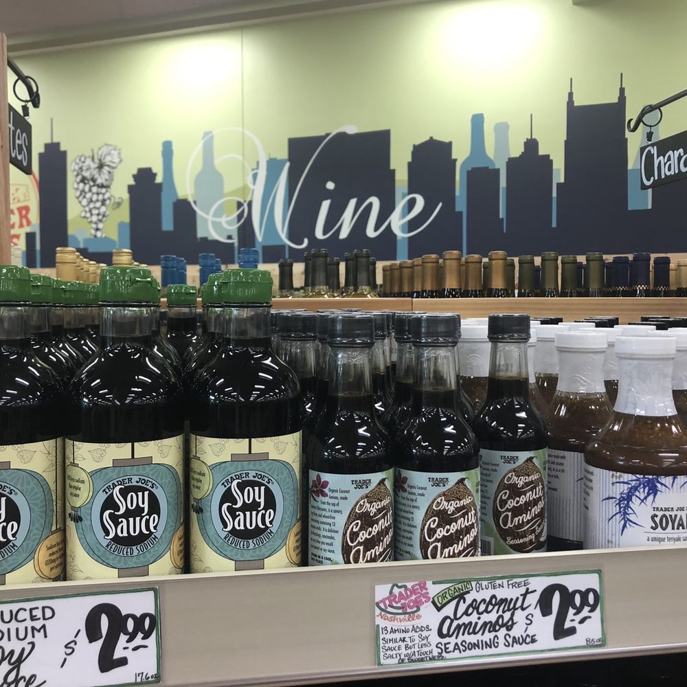 Trader Joe's - First to take what we were out of - coconut aminos! - Grocery Near Me - Nashville, Tennessee Trader Joe's - First to take what we were out of - coconut aminos! - Grocery Near Me - Nashville, Tennessee