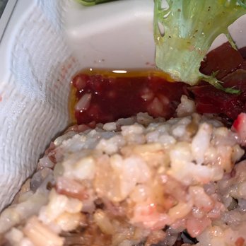 Shangri-La Vegan - So much oil floating mixed with beet juice - Vegetarian Near Me - Emeryville, California Shangri-La Vegan - So much oil floating mixed with beet juice - Vegetarian Near Me - Emeryville, California