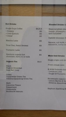 Menu photo 2 Felix For Goodness Brisbane, QLD