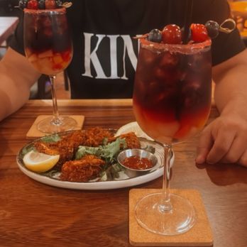 Brasas - Coconut shrimp and red sangria - Steakhouses Near Me - Lehigh Acres, Florida Brasas - Coconut shrimp and red sangria - Steakhouses Near Me - Lehigh Acres, Florida
