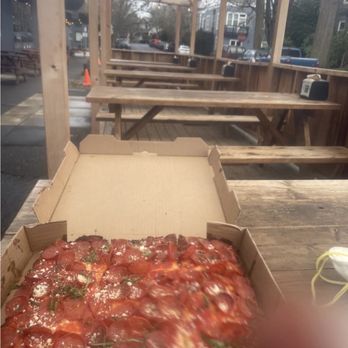 Ranch - Outside Whole Pepperoni Pizza - Pizza Near Me - Portland, Oregon