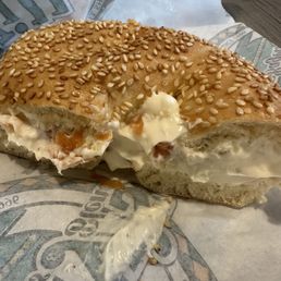 Sesame bagel with Lox Sesame bagel with Lox