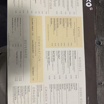 Hako - Menu - Sushi Bars Near Me - Irvine, California