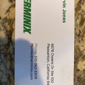 Terminix - Business card - Pest Control Near Me - Pleasanton, California Terminix - Business card - Pest Control Near Me - Pleasanton, California