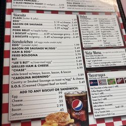 Nannie Annie's Breakfast & Lunch - Menu
