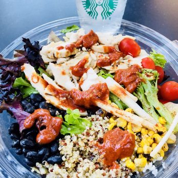 Starbucks - Water and salad with dressing - Coffee & Tea Near Me - Anaheim, California Starbucks - Water and salad with dressing - Coffee & Tea Near Me - Anaheim, California