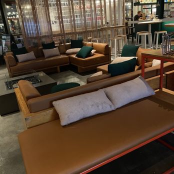 Pitfire Pizza - Totally cute lounge area - Pizza Near Me - Woodland Hills, California