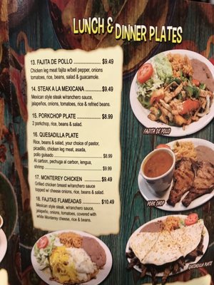 Menu photo 2 La Perla Bar & Grill San Antonio, TX