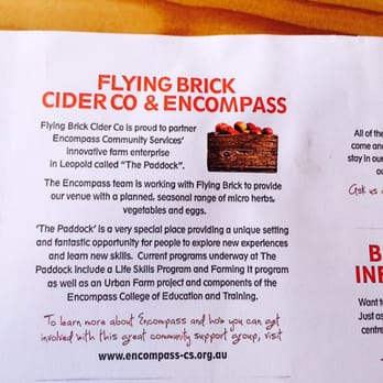 Flying Brick Cider Co - Restaurants Near Me - Wallington, VIC Flying Brick Cider Co - Restaurants Near Me - Wallington, VIC
