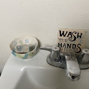 Fired Up - The bathroom with boutique hand made soap. Lovely - Arts & Crafts Near Me - San Clemente, California
