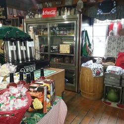 Coffee island and drinks fridge