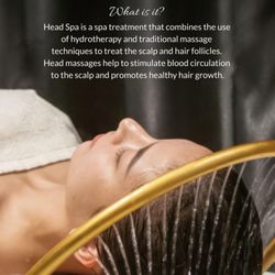 Massage Oasis - Enjoy our new Head Spa & Scalp.