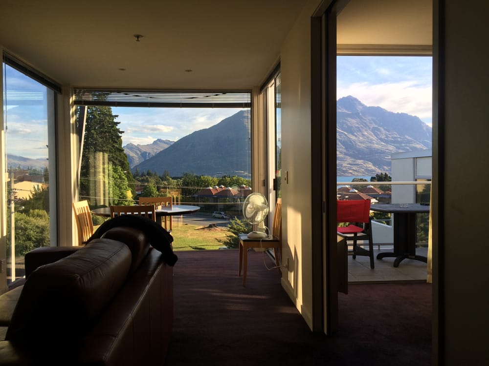Scenic Suites - Another shot of our view to show you the expanse of the windows. - Hotels Near Me - Queenstown, OTA Scenic Suites - Another shot of our view to show you the expanse of the windows. - Hotels Near Me - Queenstown, OTA