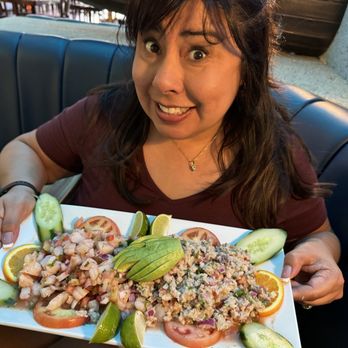 Vallarta Mexican & Seafood - Mixto Ceviche Appetizer (yes appetizer portion!) - Mexican Near Me - Dayton, Ohio