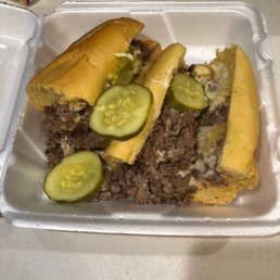 Cheese steak that was supposed to be a steak sandwich Cheese steak that was supposed to be a steak sandwich