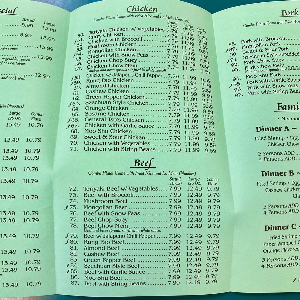 China Jo's - Menu - Chinese Near Me - LA Quinta, California