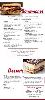 Menu photo 2 Vita Bella Pizza Plainfield, IL Menu photo 2 Vita Bella Pizza Plainfield, IL