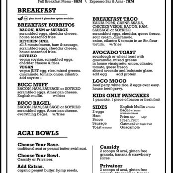 Buccaneer Cafe - Food menu - Breakfast & Brunch Near Me - Oceanside, California