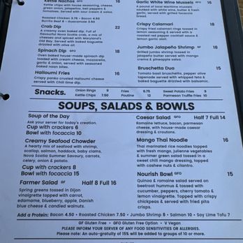 The Nook and Cranny - Menu July 2024 - Pubs Near Me - Pictou, Nova Scotia