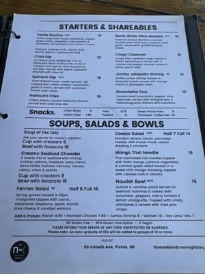 Menu photo 8 The Nook and Cranny Pictou, NS