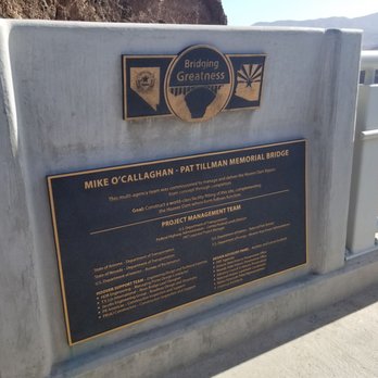 Mike O'Callaghan - Pat Tillman Memorial Bridge - Landmarks & Historical Buildings Near Me - Clark County, Nevada Mike O'Callaghan - Pat Tillman Memorial Bridge - Landmarks & Historical Buildings Near Me - Clark County, Nevada