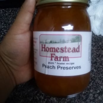 Homestead Farm - $5.25 jar of peach preserve hmmm.. - Fruits & Veggies Near Me - Poolesville, Maryland