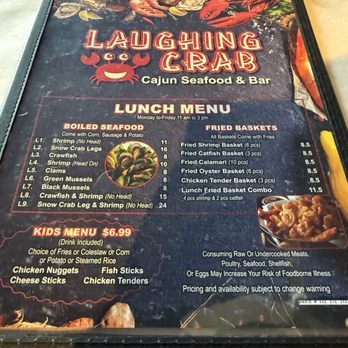 Laughing Crab - Lunch menu - Seafood Near Me - Garland, Texas Laughing Crab - Lunch menu - Seafood Near Me - Garland, Texas