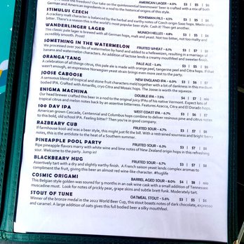 WanderLinger Brewing - Current Taplist - Breweries Near Me - Chattanooga, Tennessee
