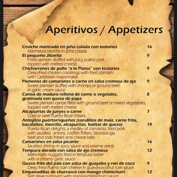 Platos - Menu - Latin American Near Me - Carolina, Puerto Rico