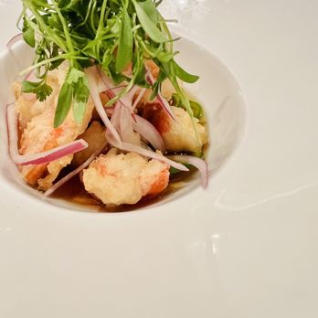 Matsuhisa Aspen - King Crab Tempura Amazu Sweet Ponzu - Japanese Near Me - Aspen, Colorado Matsuhisa Aspen - King Crab Tempura Amazu Sweet Ponzu - Japanese Near Me - Aspen, Colorado