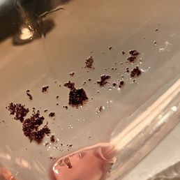 Sediment from wine Sediment from wine