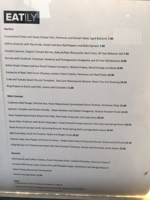 Menu photo 1 Eatily Pop-up Dublin, D