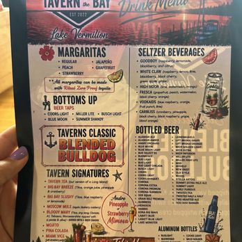Tavern In The Bay - Summer drink menu - Cajun/Creole Near Me - Tower, Minnesota Tavern In The Bay - Summer drink menu - Cajun/Creole Near Me - Tower, Minnesota