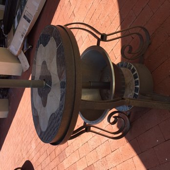 Surrounding Elements - Matching 12 year old side table options - all still looks great! Powder coat and tile/granite completely unfazed by the dozen years! - Outdoor Furniture Stores Near Me - San Juan Capistrano, California Surrounding Elements - Matching 12 year old side table options - all still looks great! Powder coat and tile/granite completely unfazed by the dozen years! - Outdoor Furniture Stores Near Me - San Juan Capistrano, California