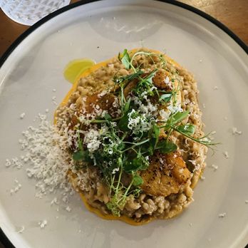 Vacanza Romana - Risotto w/ scallops - Italian Near Me - El Dorado Hills, California Vacanza Romana - Risotto w/ scallops - Italian Near Me - El Dorado Hills, California