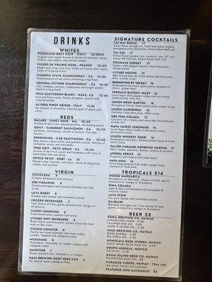 Menu photo 5 The Terrace Hanalei, HI
