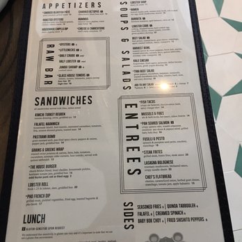 Glass House - Menu - New American Near Me - Cambridge, Massachusetts Glass House - Menu - New American Near Me - Cambridge, Massachusetts