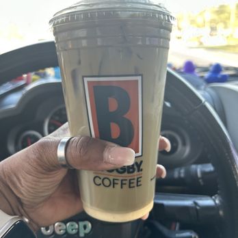 Biggby Coffee - Blue raspberry and marshmallow iced coffee. - Coffee & Tea Near Me - Raleigh, North Carolina