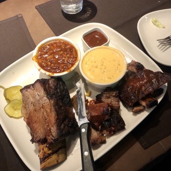 Jack Stack Barbecue - Freight House - Jacks top 3 plate - Barbeque Near Me - Kansas City, Missouri Jack Stack Barbecue - Freight House - Jacks top 3 plate - Barbeque Near Me - Kansas City, Missouri