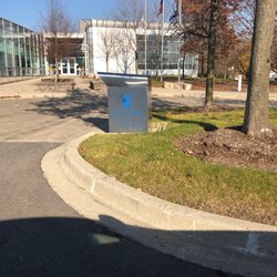 Vernon Hills Village Hall - Drop off bin for library