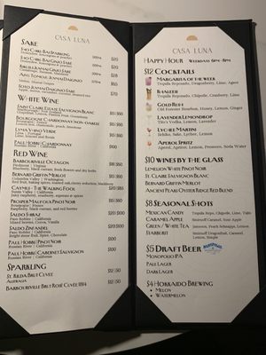 Menu photo 5 Casa Luna Alexandria, VA Menu photo 5 Casa Luna Alexandria, VA