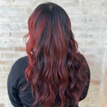 Seventwenty Collective - Red Balayage by Jyn - Hair Salons Near Me - San Antonio, Texas