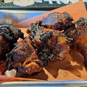 Apocalypse BBQ - Holy smokafried wings!   Da best with cafecito rub and meaty juicy inside.  Slobber - Food Trucks Near Me - Miami, Florida