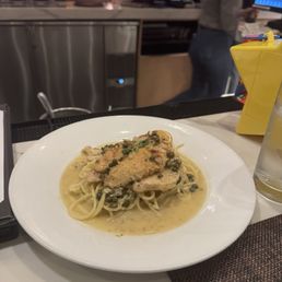 Chicken piccata; yum! Chicken piccata; yum!