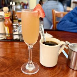 Avenue Cafe - Mimosa & coffee
