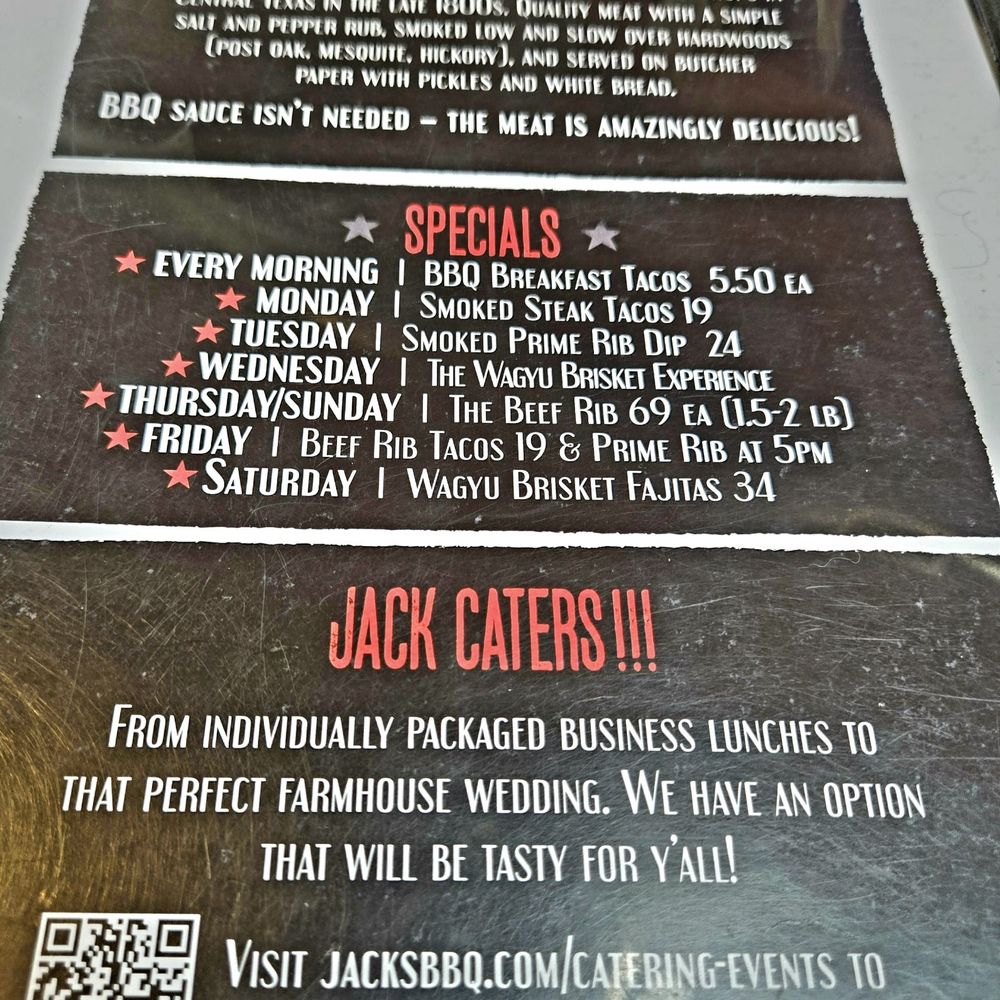 Jack's BBQ - Bellevue - Menu - Cocktail Bars Near Me - Redmond, Washington