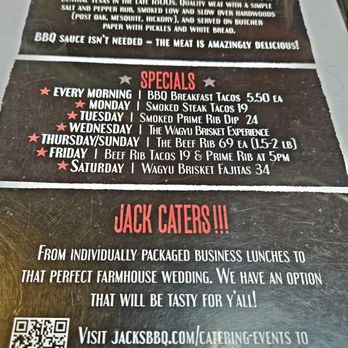 Jack's BBQ - Bellevue - Menu - Cocktail Bars Near Me - Redmond, Washington Jack's BBQ - Bellevue - Menu - Cocktail Bars Near Me - Redmond, Washington