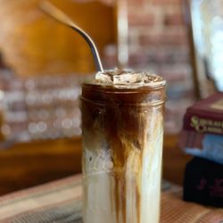 The Fig Tree Coffee, Art, & Music Lounge - There's nothing like one of our iced vanilla lattes!