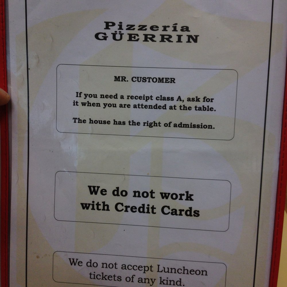 Güerrín - Menu (English) 2 - Pizza Near Me - Buenos Aires, C Güerrín - Menu (English) 2 - Pizza Near Me - Buenos Aires, C